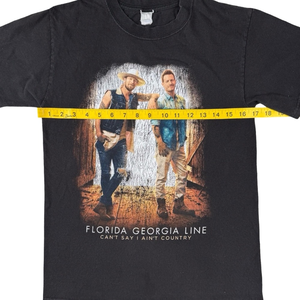 Florida Georgia Line Tour Shirt 2019 Black Graphic‎ Band Tee Youth - Picture 5 of 6